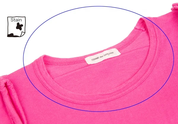 コムデギャルソンCOMME des GARCONS ドローコード装飾スリーブTシャツ ピンクM位 K-123807_003