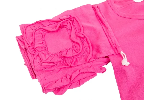 コムデギャルソンCOMME des GARCONS ドローコード装飾スリーブTシャツ ピンクM位 K-123807_004