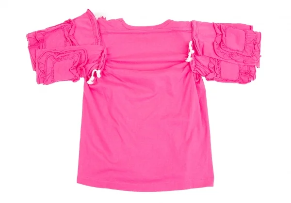 コムデギャルソンCOMME des GARCONS ドローコード装飾スリーブTシャツ ピンクM位 K-123807_008