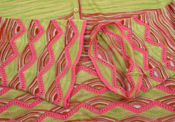 ミッソーニ MISSONI カーディガン ニット カラフル マルチカラー