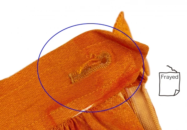 クリスチャン ラクロワChristian Lacroix リネン総柄プリントプリーツスカート オレンジ36 K-123887_005