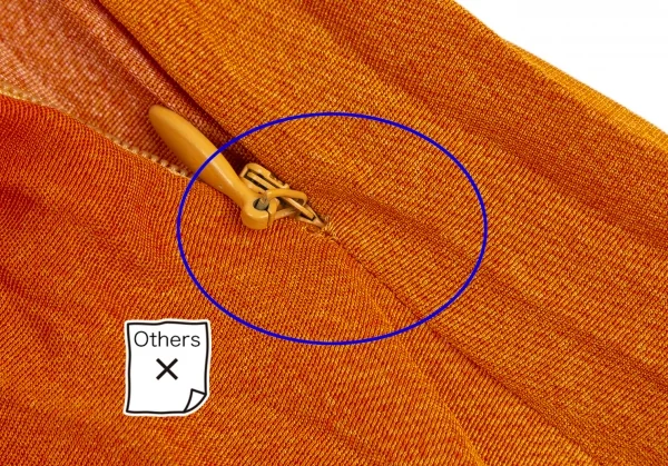 クリスチャン ラクロワChristian Lacroix リネン総柄プリントプリーツスカート オレンジ36 K-123887_007