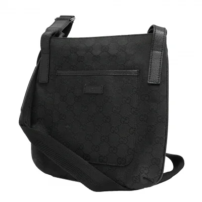 GUCCI GG Canvas Switching Shoulder Bag