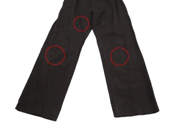 ヴェルサーチ ジーンズクチュールVERSACE JEANS COUTURE アラベスクジャガードパンツ チャコール29 K-123935_008