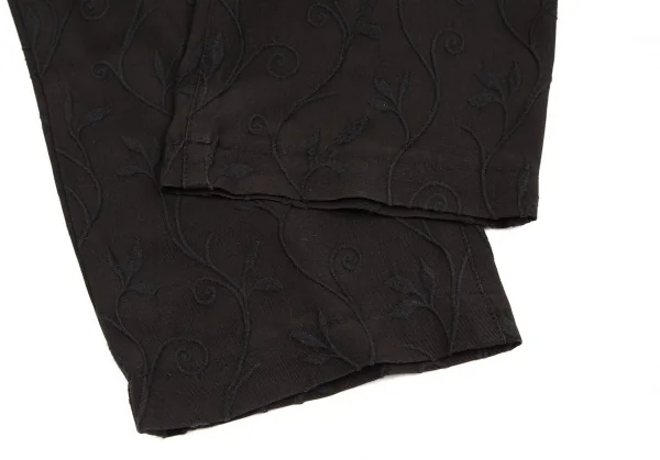 ヴェルサーチ ジーンズクチュールVERSACE JEANS COUTURE アラベスクジャガードパンツ チャコール29 K-123935_012