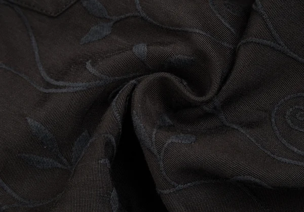 ヴェルサーチ ジーンズクチュールVERSACE JEANS COUTURE アラベスクジャガードパンツ チャコール29 K-123935_019