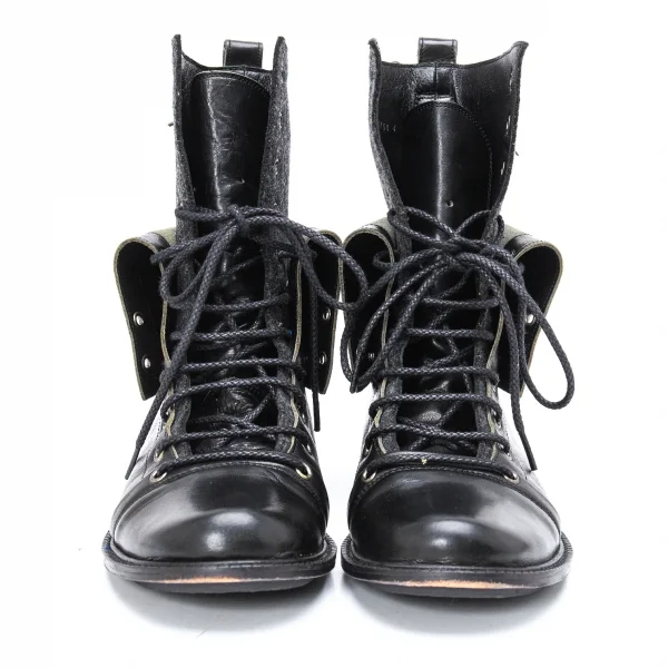 Y's Layered Leather Boots K-123942_008