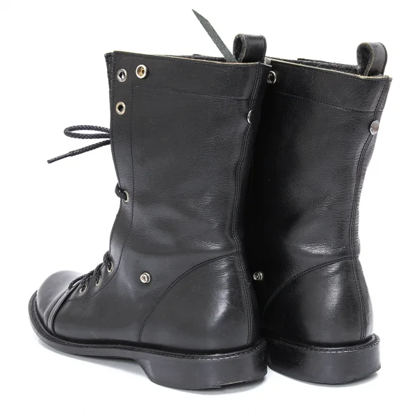 Y's Layered Leather Boots K-123942_012