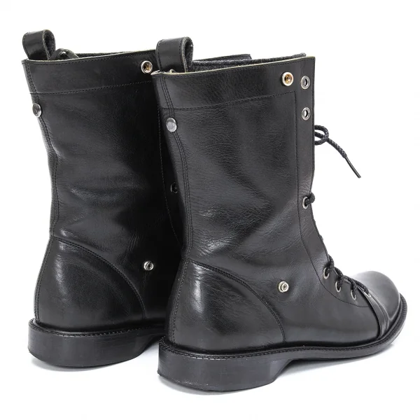 Y's Layered Leather Boots K-123942_013