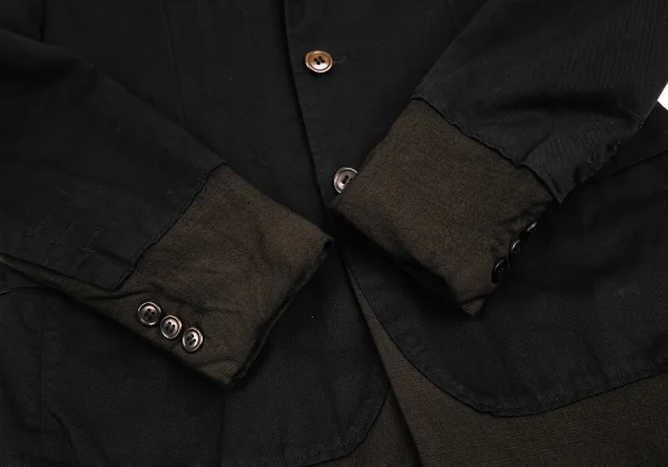 COMME des GARCONS HOMME PLUS EVER GREEN Dyed Switching Jacket K-123974_009