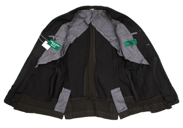 COMME des GARCONS HOMME PLUS EVER GREEN Dyed Switching Jacket K-123974_014