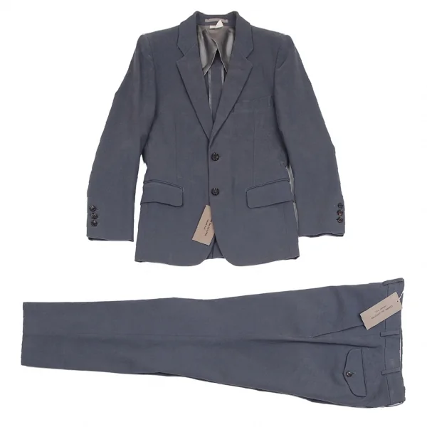 COMME des GARCONS HOMME PLUS Cotton Linen Jacket & Pants Blue S K-123986_001