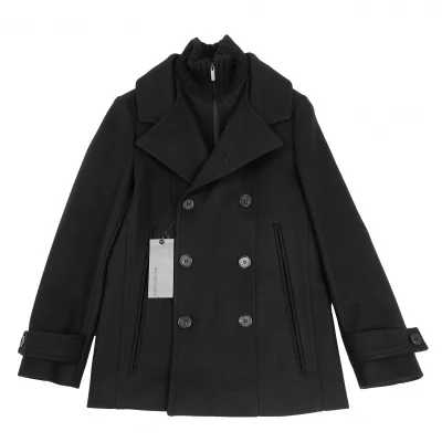 WOOYOUNGMI Layered Melton Peacoat