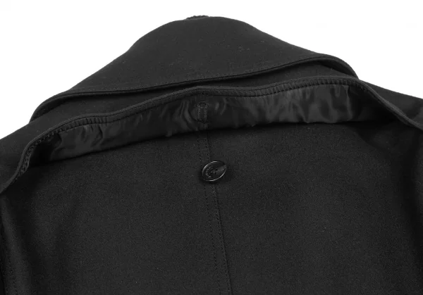 ウーヨンミWOOYOUNGMI レイヤードメルトンピーコート 黒44 K-123991_017