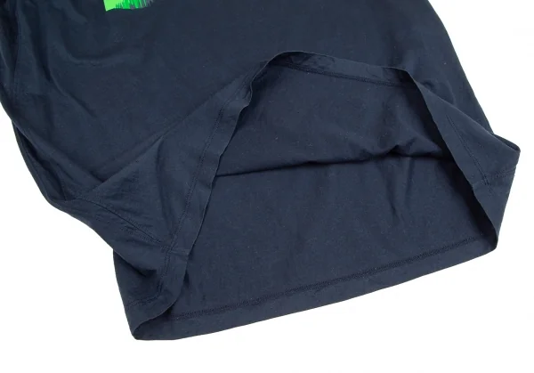 バレンシアガBALENCIAGA プリントTシャツ 紺XS K-123995_013