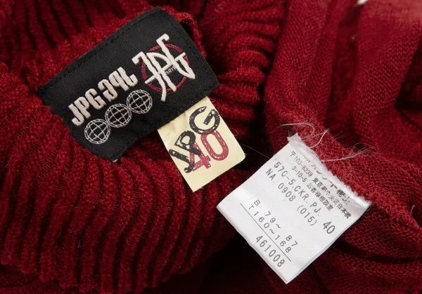 ean Paul GAULTIER PARIS Roll-neck Sleeveless Knit Top K-124049_013