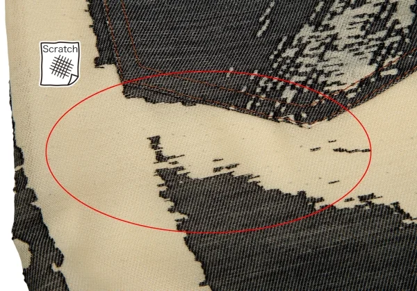 ジャンポールゴルチエJean Paul GAULTIER PARIS オパール加工ベルテッドデザインスカート ベージュ黒40 K-124051_013