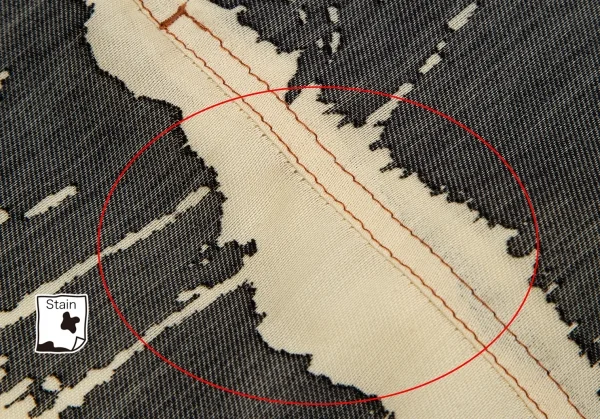 ジャンポールゴルチエJean Paul GAULTIER PARIS オパール加工ベルテッドデザインスカート ベージュ黒40 K-124051_005