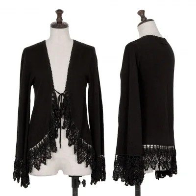 Jean Paul GAULTIER Lace Switching Knit Cardigan