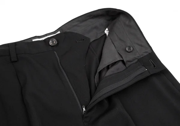 イッセイミヤケISSEY MIYAKE ウールギャバセットアップスーツ 黒M・L K-124064_013