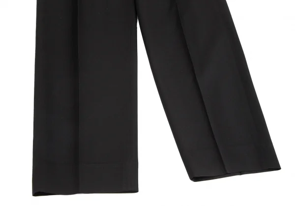 イッセイミヤケISSEY MIYAKE ウールギャバセットアップスーツ 黒M・L K-124064_014