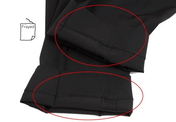 イッセイミヤケISSEY MIYAKE ウールギャバセットアップスーツ 黒M・L K-124064_015