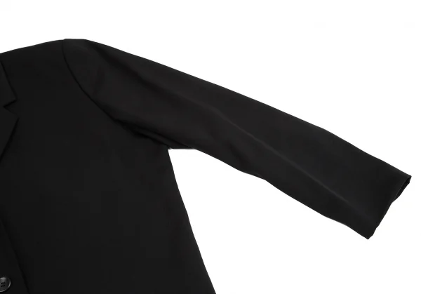 イッセイミヤケISSEY MIYAKE ウールギャバセットアップスーツ 黒M・L K-124064_005