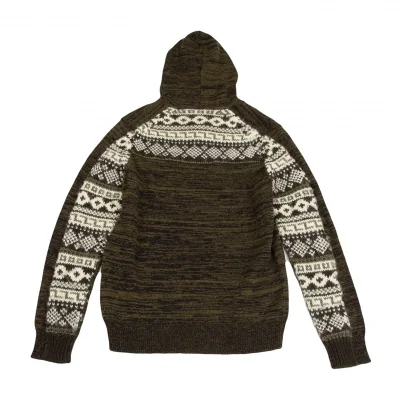 JUNYA WATANABE MAN COMME des GARCONS Back Nordic Switching Knit Hoodie