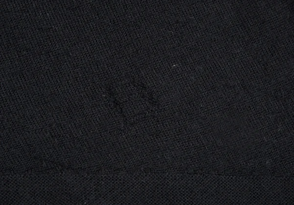 バレンシアガBALENCIAGA カシミヤVネックニットセーター 黒38 K-124084_011
