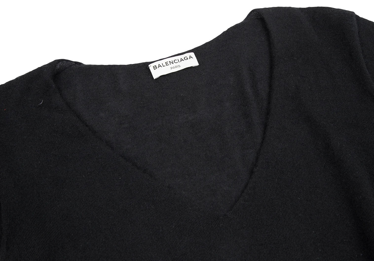 【BALENCIAGA】ダブルフェイスウールニット Black ブラック（黒）系 BALENCIAGA(バレンシアガ) ニット・セーター