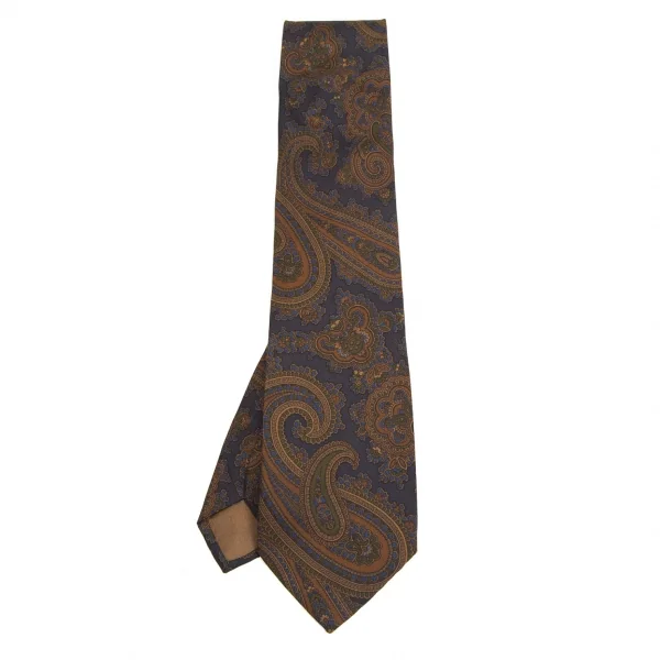 GIORGIO ARMANI Paisley Silk Tie Navy  K-124139_001