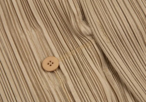 PLEATS PLEASE Detaching Boa Collar Motorcycle Long Coat K-124147_014