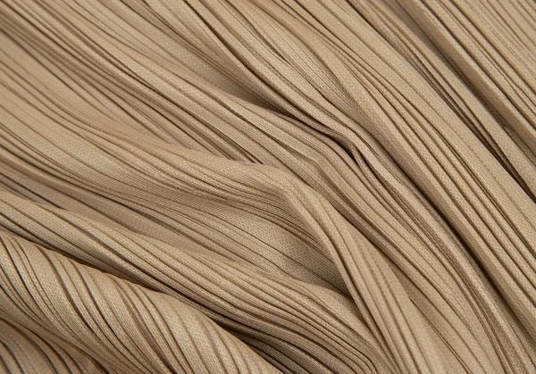 PLEATS PLEASE Detaching Boa Collar Motorcycle Long Coat K-124147_018