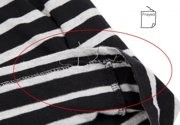 ポロラルフローレンPOLO RALPH LAUREN ワンポイント刺繍ボーダーVネックTシャツ 白黒XS K-124185_009