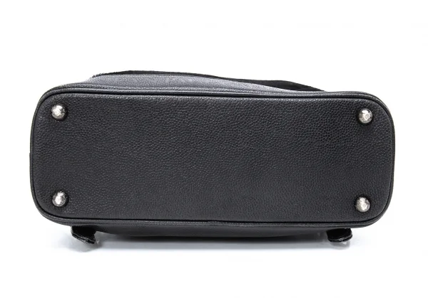 ジャンポールゴルチエJean Paul GAULTIER ハラコ切替レザーミニリュックサック 黒 K-124231_005