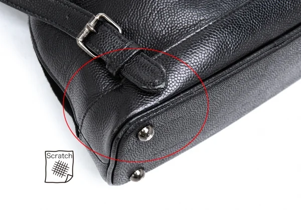 ジャンポールゴルチエJean Paul GAULTIER ハラコ切替レザーミニリュックサック 黒 K-124231_008