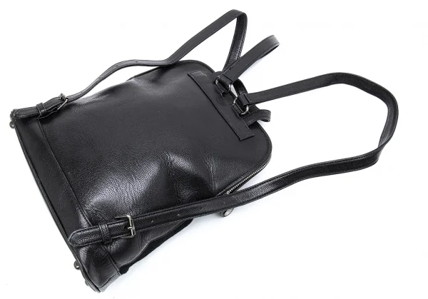 ジャンポールゴルチエJean Paul GAULTIER ハラコ切替レザーミニリュックサック 黒 K-124231_012