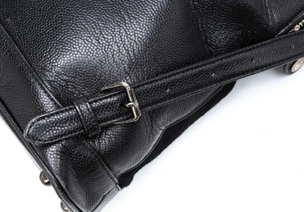 ジャンポールゴルチエJean Paul GAULTIER ハラコ切替レザーミニリュックサック 黒 K-124231_013