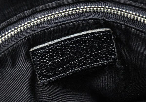 ジャンポールゴルチエJean Paul GAULTIER ハラコ切替レザーミニリュックサック 黒 K-124231_020