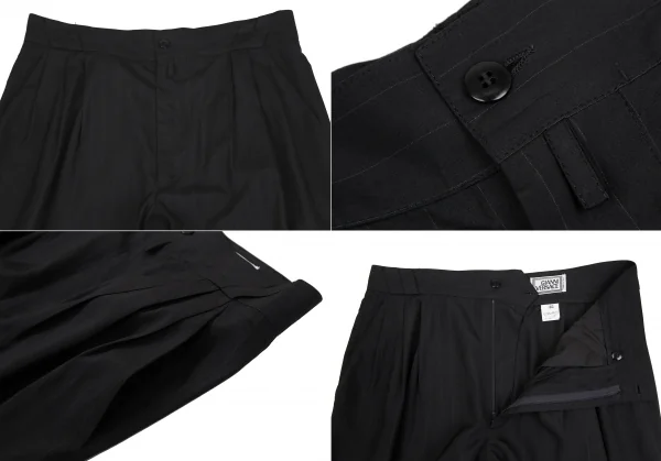 ジャンニヴェルサーチGIANNI VERSACE シルクピンストライプ3Bセットアップスーツ 黒48 K-124314_012