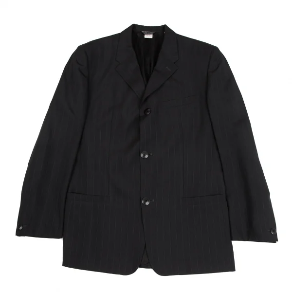 ジャンニヴェルサーチGIANNI VERSACE シルクピンストライプ3B