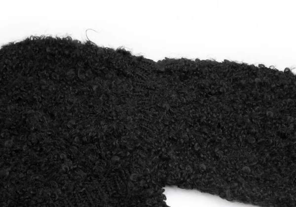 ユナイテッドアローズUNITED ARROWS モヘヤ編み変え１Bニットカーディガン 黒F K-124422_006