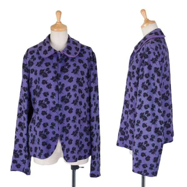 【SALE】トリコ コムデギャルソンtricot COMME des GARCONS 花柄リバーシブルジャケット