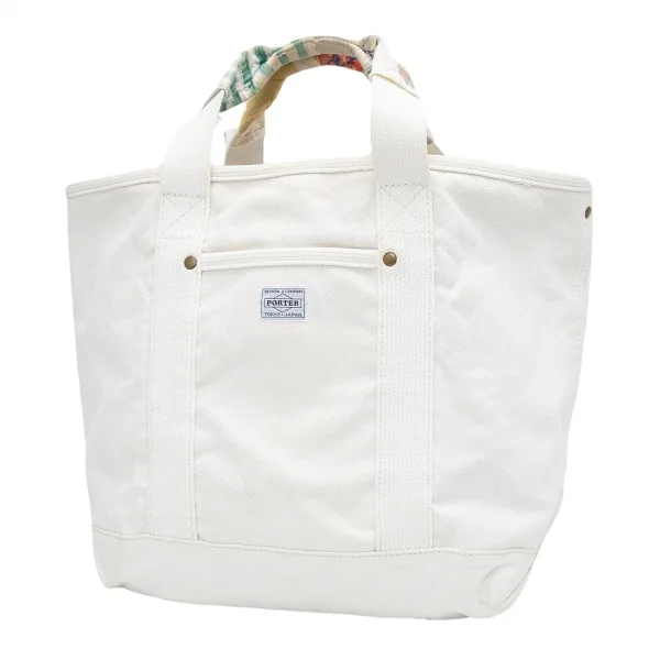 PORTER×fennica Canvas Tote Bag White  K-124476_001