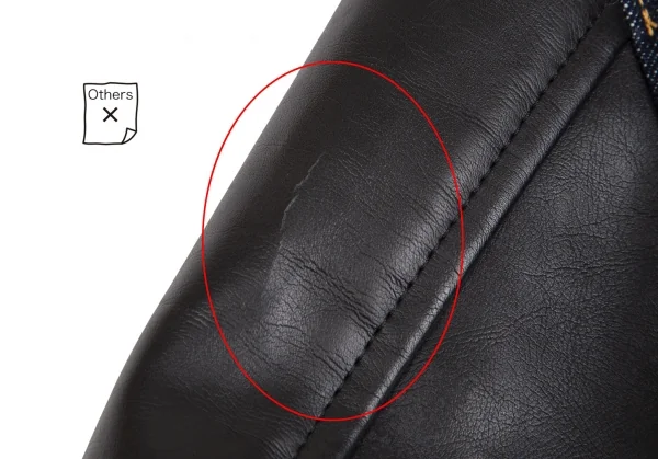 ジュンヤワタナベ コムデギャルソン デニムJUNYA WATANABE COMME des GARCONS denim シンセティックレザー切替デニムボアライダースジャケット 紺黒S K-124491_012