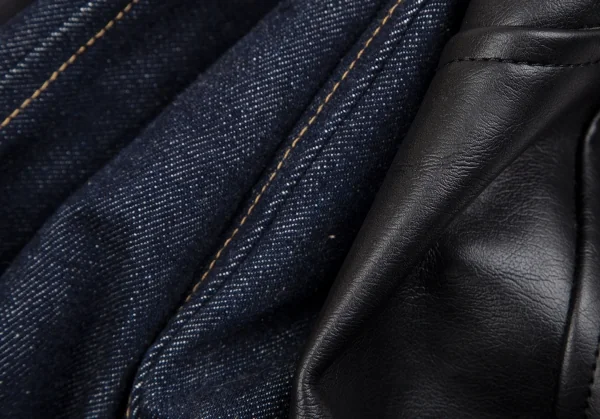 ジュンヤワタナベ コムデギャルソン デニムJUNYA WATANABE COMME des GARCONS denim シンセティックレザー切替デニムボアライダースジャケット 紺黒S K-124491_018