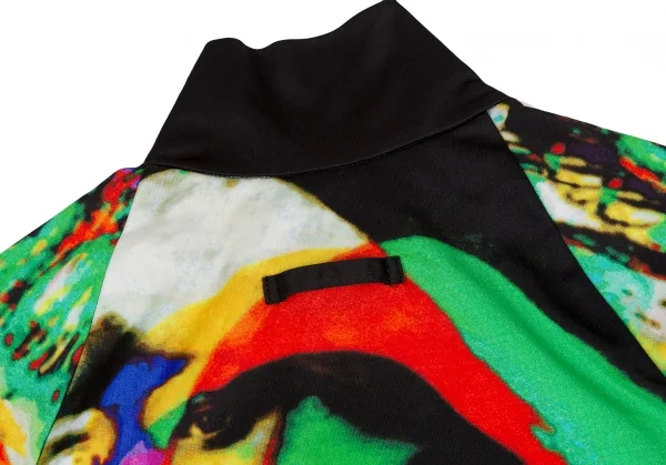 Jean-Paul GAULTIER FEMME Face Printed Neck Button T Shirt K-124503_015