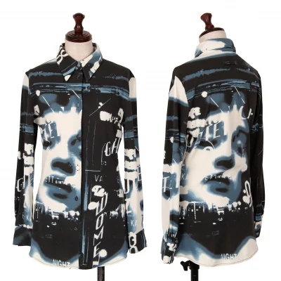 Jean Paul GAULTIER CLASSIQUE Face Printed Stretch Shirt
