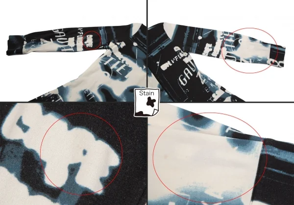Jean Paul GAULTIER CLASSIQUE Face Printed Stretch Shirt K-124507_008