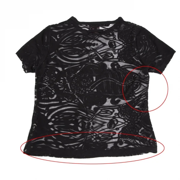 Jean Paul GAULTIER CLASSIQUE Tribal See-through T-shirt K-124508_010